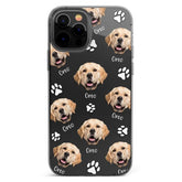 Étui de téléphone pour animaux de compagnie - Étui de téléphone photo clair personnalisé